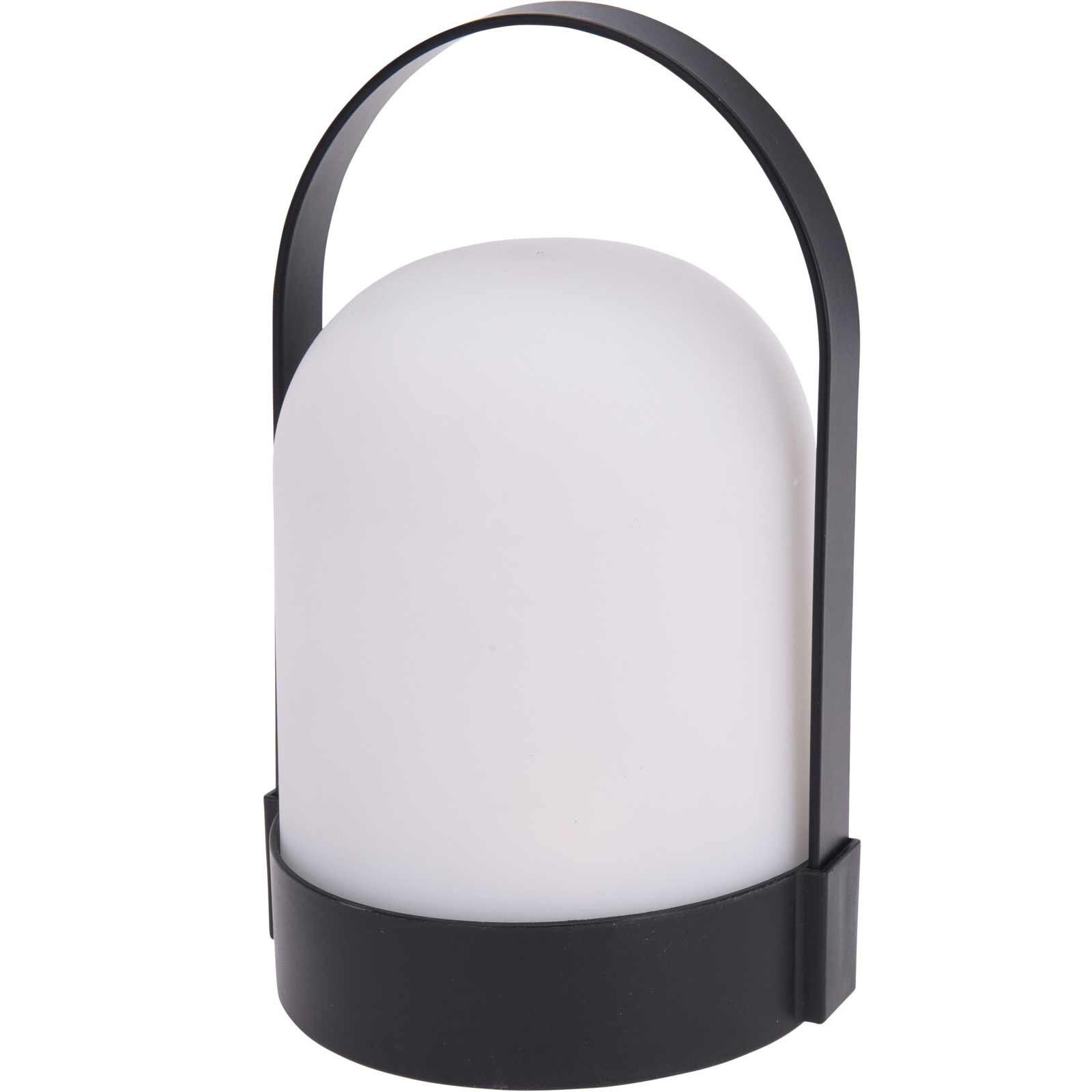 LED-LATERNE mit Griff 21 cm - Weiß, Metall (13/21.5/14cm) - Home Styling Collection