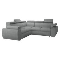 ECKSOFA Boston Maxi - Chromfarben/Dunkelgrau, Holz/Textil (260/260cm) - MIRJAN24