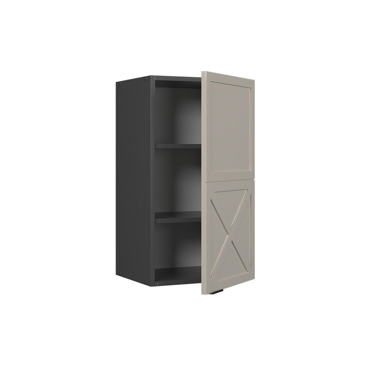 HÄNGESCHRANK Fame-Line GrauBeige 40 cm - Anthrazit/Grau, Holzwerkstoff (40/72/34.1cm) - Vicco