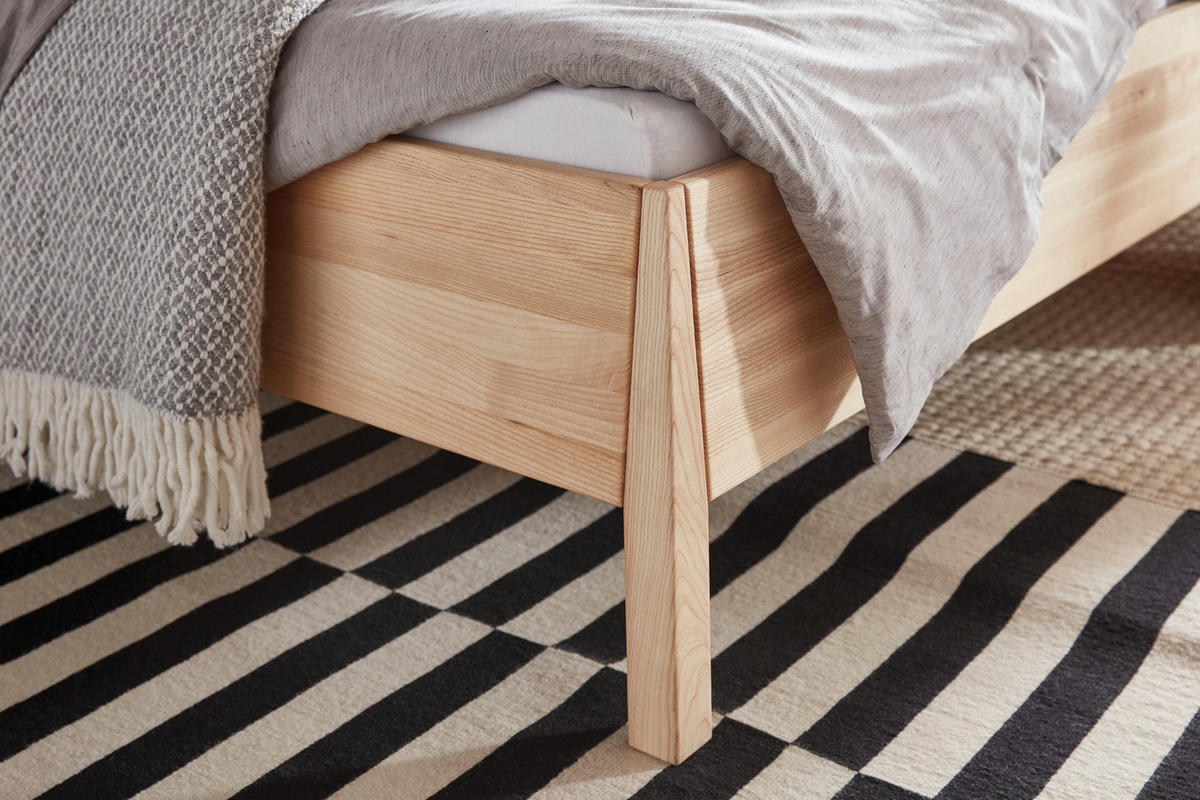 FAMILIENBETT VIANO 270x200 - Eschefarben, Holz (270/200cm) - Ecolignum
