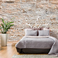 VLIESTAPETE Beige 200/140 cm - Beige/Weiß, Textil (200/1cm) - KUNSTLOFT