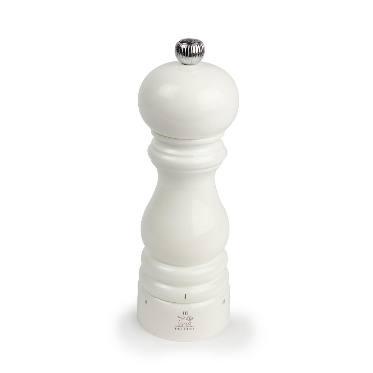 SALZMÜHLE Paris uSelect 18cm Buchenholz Elfenbein Stahlmahlwerk - Weiß, Holz (5.9/18/5.9cm) - PEUGEOT