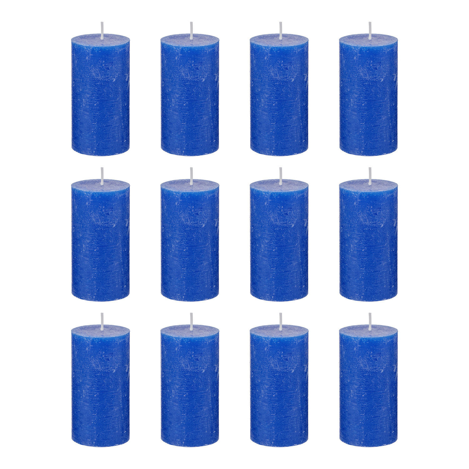Butlers Stumpenkerze Blau 7x13x7 cm