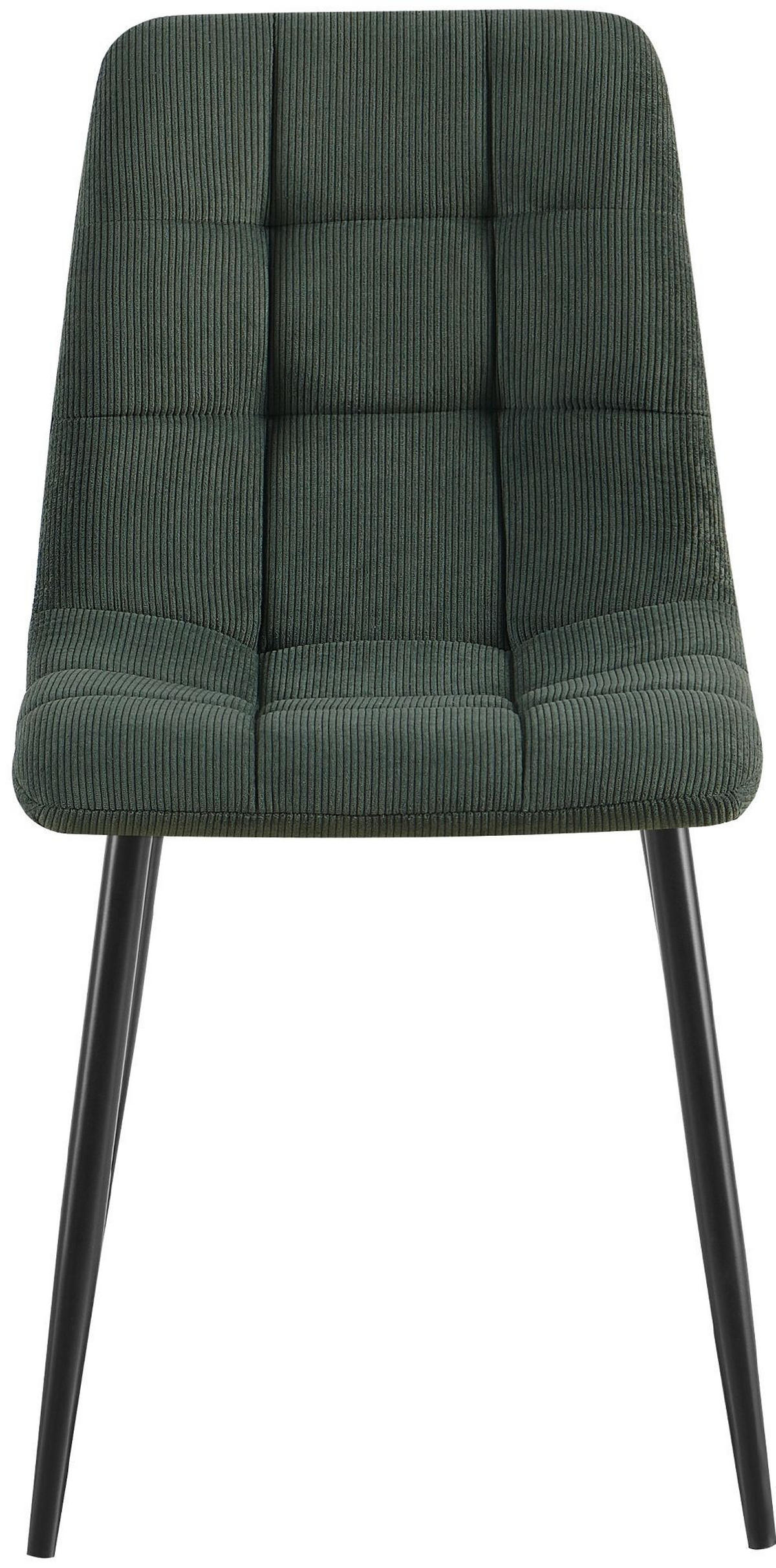 ESSZIMMERSTUHL Tilde 84x45x55 cm grün - Grün, Textil (45/84/55cm) - furnicato