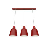 HÄNGELEUCHTE - Rot, Metall (17/70/22cm) - Lumicom