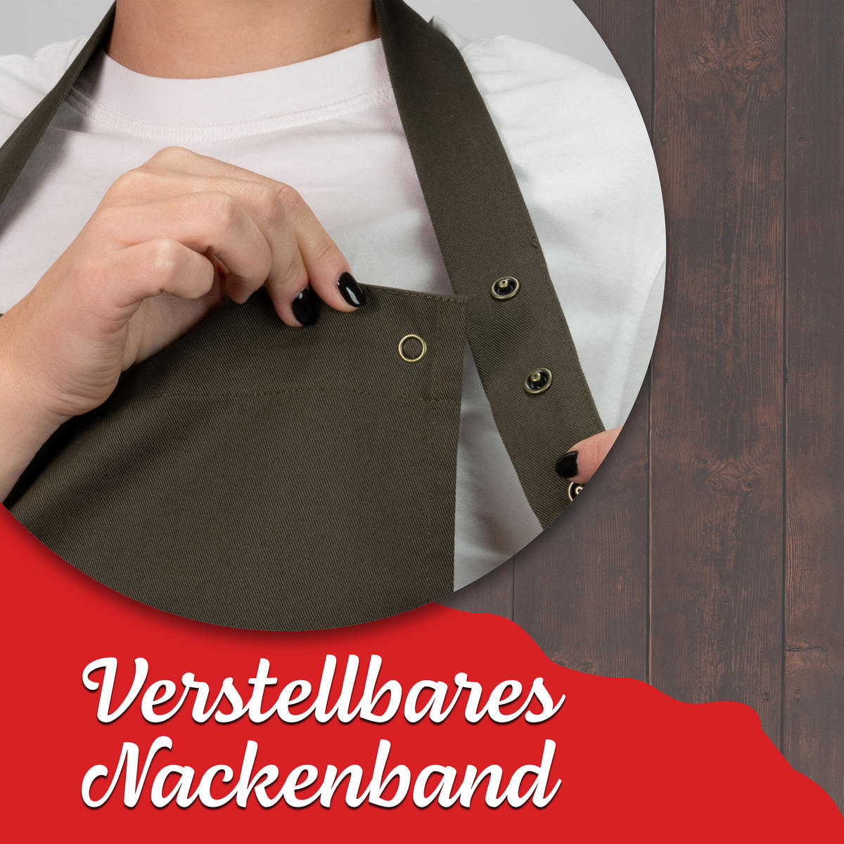 SCHÜRZE , 75x100 cm, 100% Baumwolle - Braun, Textil (75/100cm) - Zollner