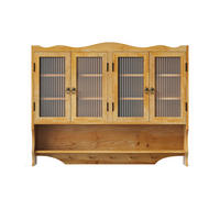 WANDSCHRANK Naturfarben 100/20/80 cm - Naturfarben, Holz (100/80/20cm) - PANGIVO