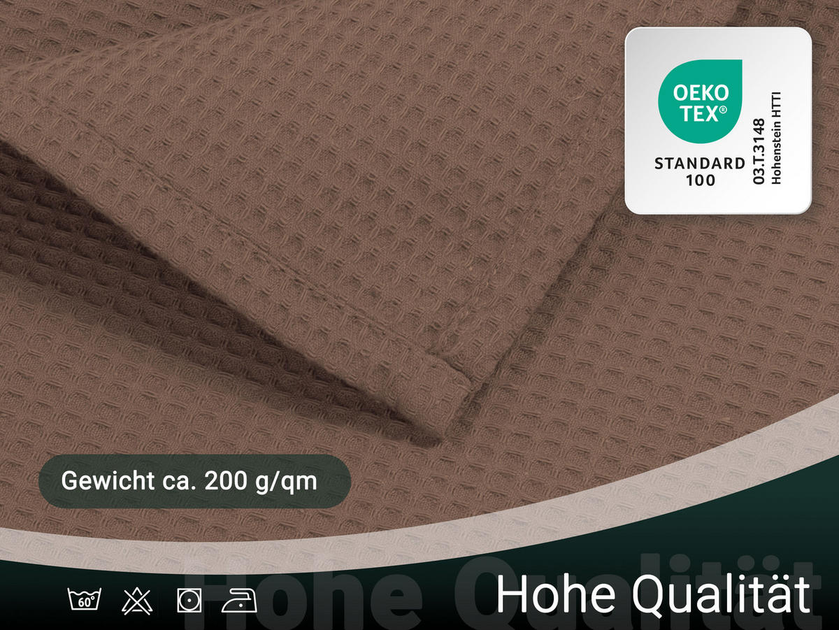 KUSCHELDECKE, 150x200 cm, 100% Baumwolle, Braun - Braun, Textil (150/200cm) - Zollner