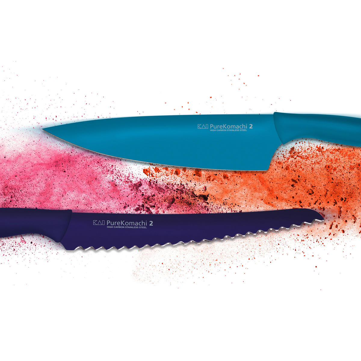 KOCHMESSER Pure Komachi 2, 20 cm - Silberfarben, Metall (39cm) - Kai Messer