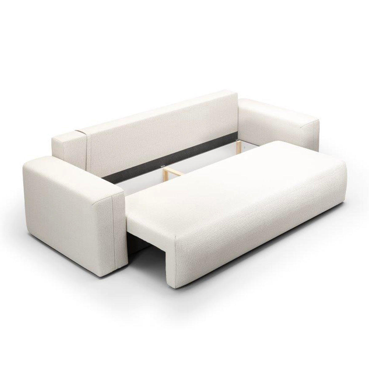 SOFA Bliss 3 Sitzplätze Weiß - Weiß, Holz (252/72/97cm) - Petits-meubles