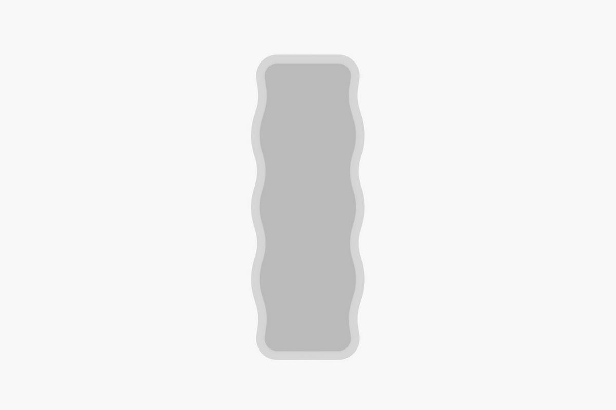 STANDSPIEGEL AROL WEIß 91218 - Weiß, Holzwerkstoff (50/160/2cm) - moebel17