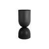 BLUMENTOPF Tonar XL Schwarz Ø25.5/55 cm - Schwarz, Metall (55cm) - Present Time