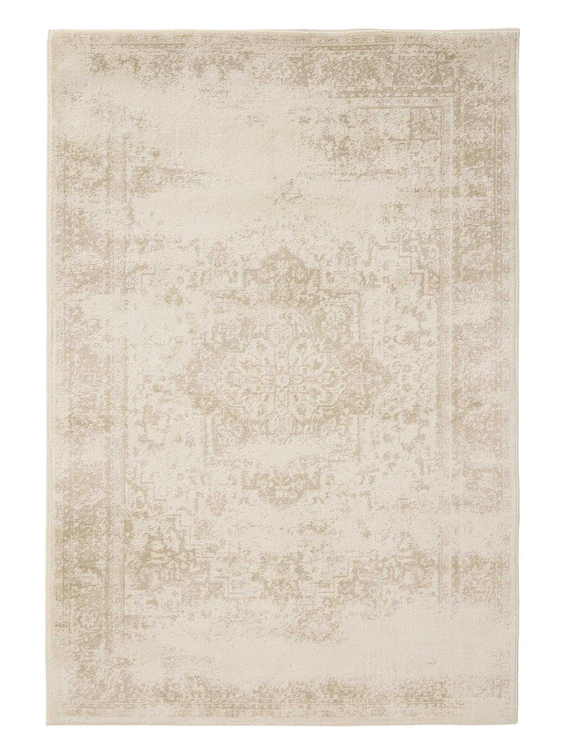 VINTAGE-TEPPICH Suki 120/170 cm - Beige/Creme, Kunststoff (120/170cm) - benuta