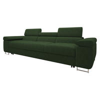 SCHLAFSOFA Torezio 3 Bis Cord - Grün, Holz/Textil (263/90/102cm) - MIRJAN24