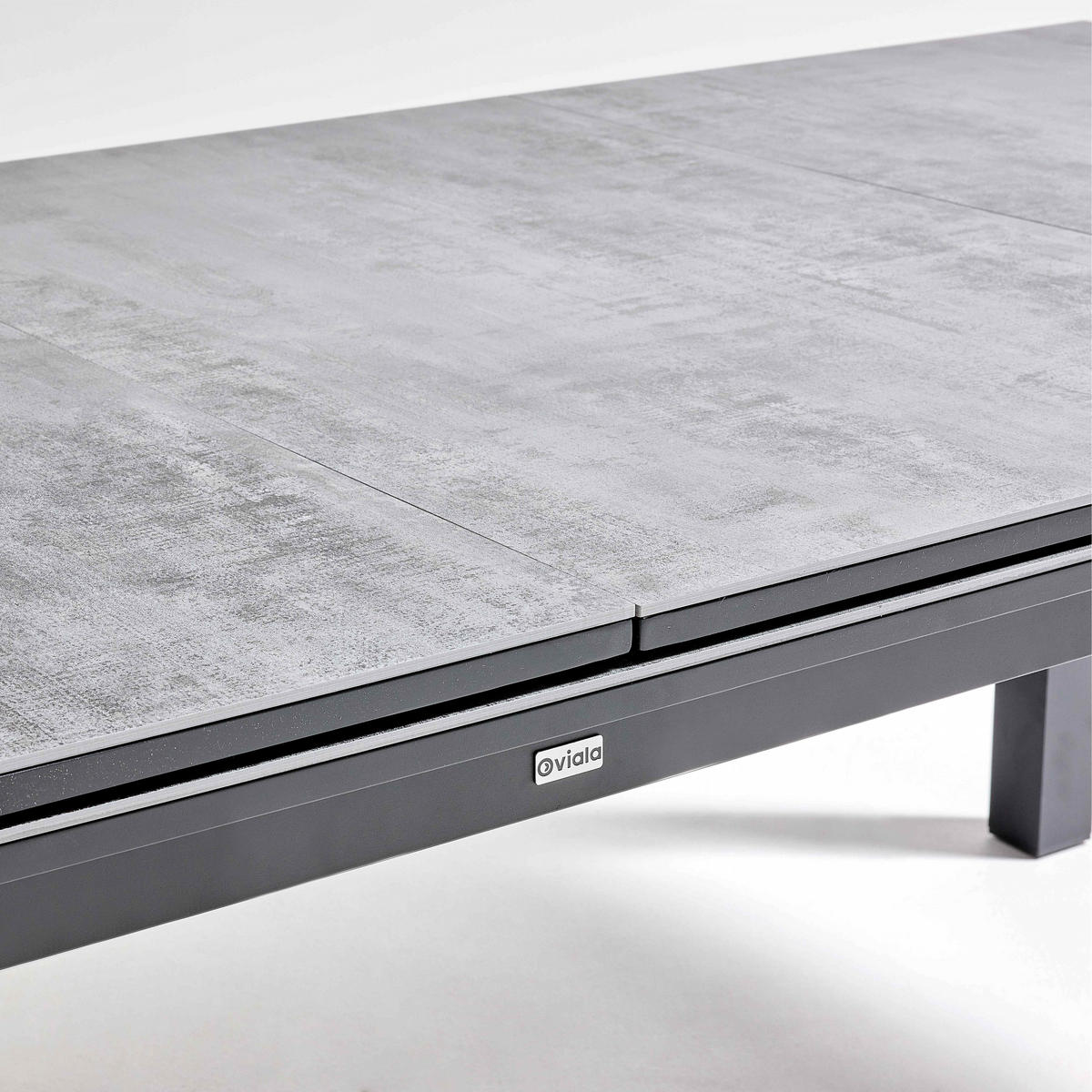 GARTENSET 11-tlg., Grau - Grau, Metall - Oviala