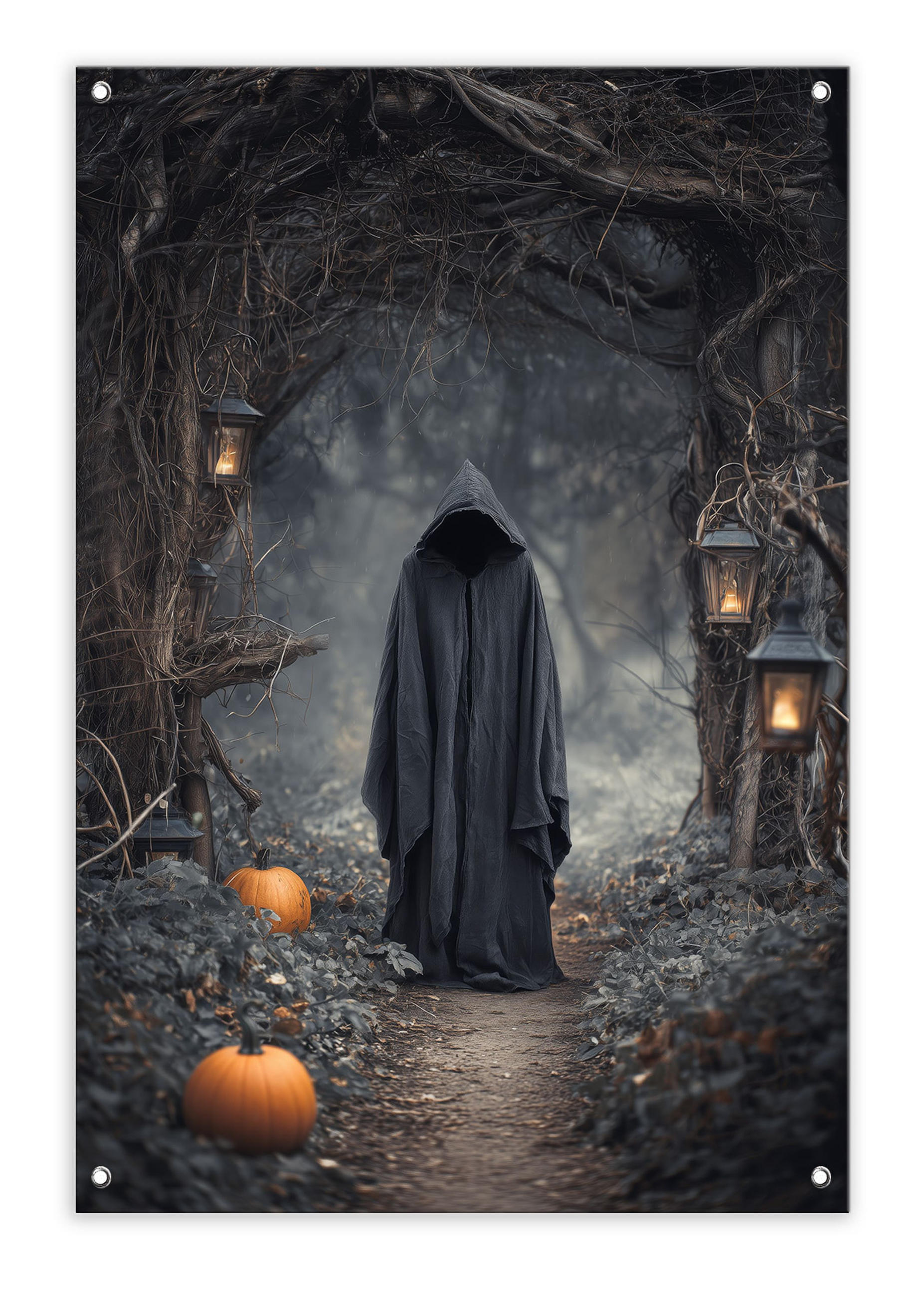 artissimo Garten-Poster Anthrazit 60x90x2 cm