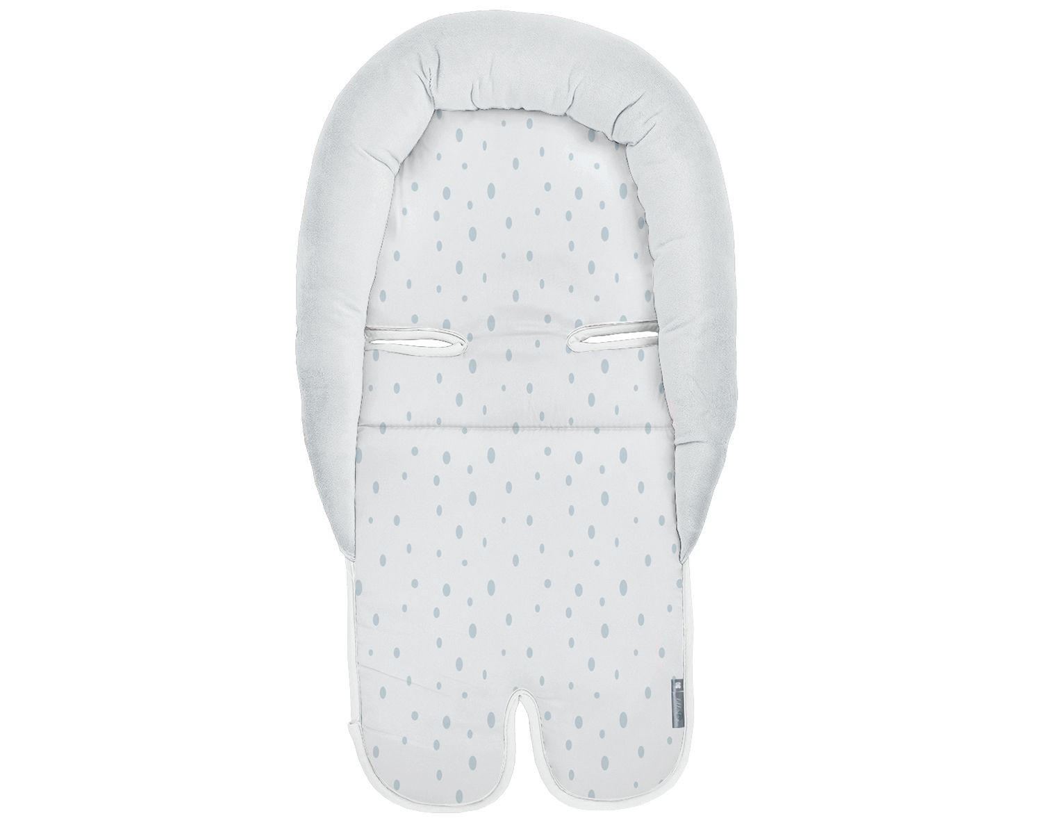 KINDERSITZ-EINLAGE Memory-Schaum blau 100% Baumwolle, Polyester, leicht zu reinigen, für unterwegs - Blau, Textil (6/26/48cm) - Kikka boo