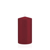 STUMPENKERZEN Bordeaux Ø 78 x 150 mm, 8 Stück - Bordeaux, Paraffin (8/15cm) - Wiedemann Kerzen