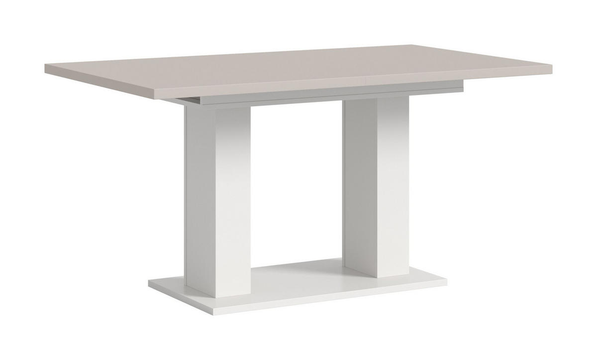 ESSTISCH MOTION (B/H/T: ca. 150/76/90 cm) in Weiß/Kaschmir - Weiß, Holzwerkstoff (90/150/76cm)
