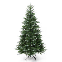 WEIHNACHTSBAUM 180 cm, Zweifarbig, 701 PE-/PVC-Spitzen - Grün, Kunststoff (180cm) - Hometopia