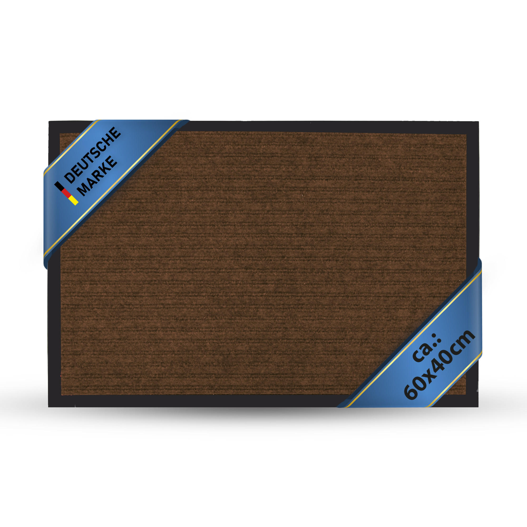 FUSSMATTE Schmutzfangmatte Braun 60x40cm - Braun, Textil (40/60cm) - Bestlivings