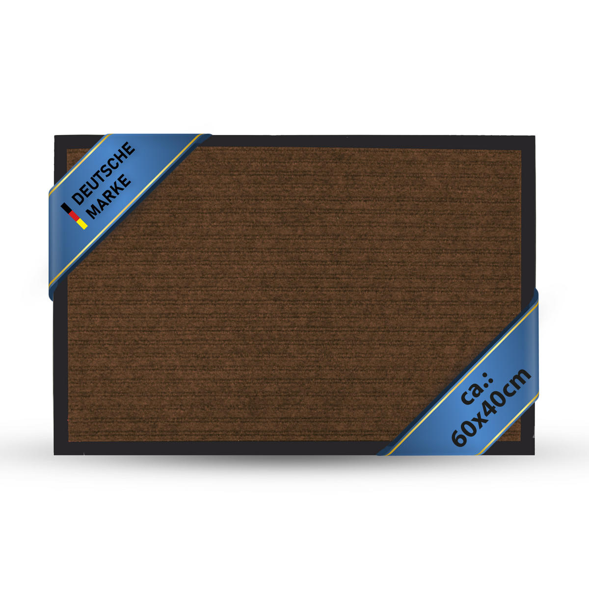 FUSSMATTE Schmutzfangmatte Braun 60x40cm - Braun, Textil (40/60cm) - Bestlivings