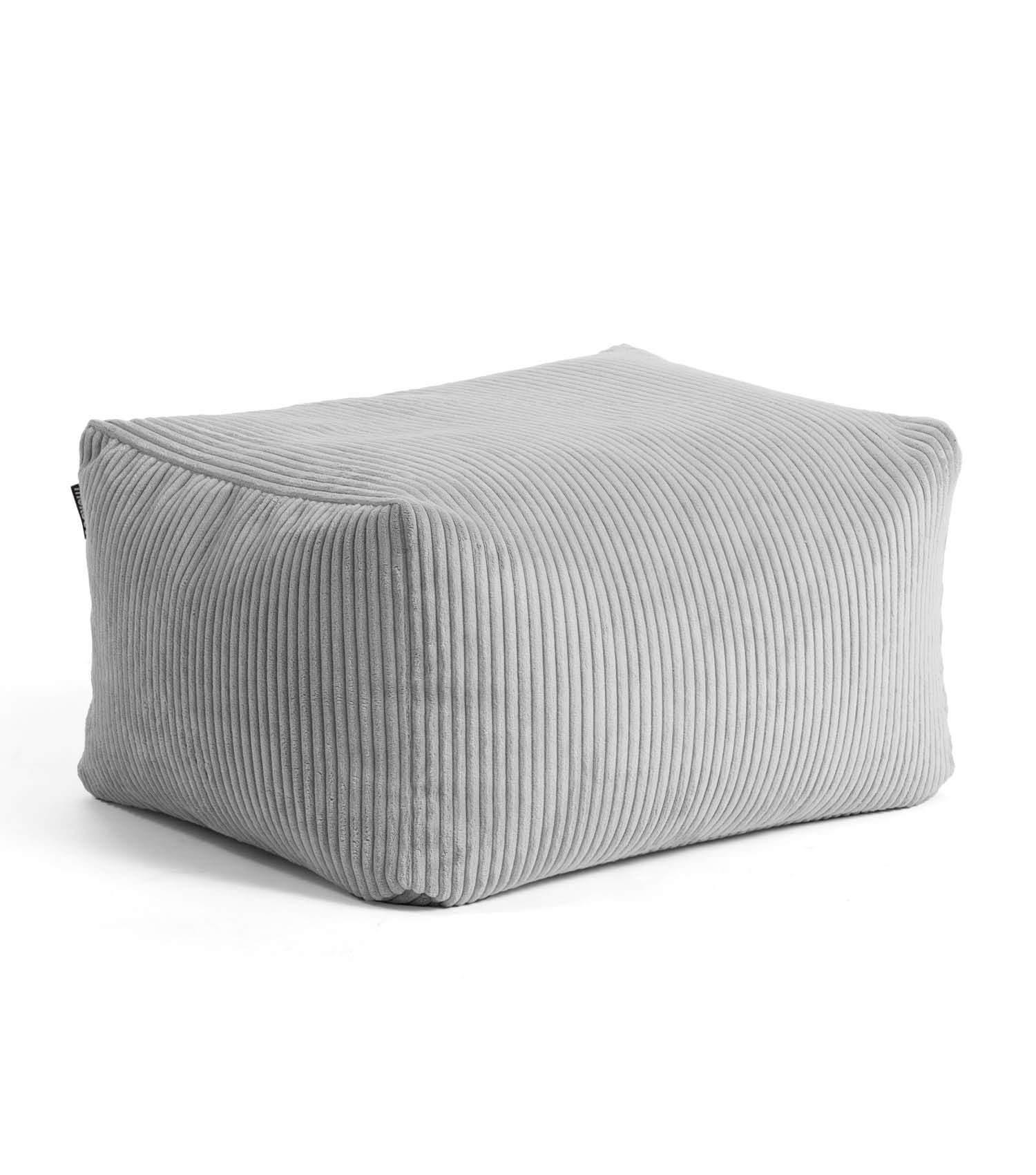 POUF Der Ruhestifter - Grau, Textil (65/35/55cm) - Mokebo