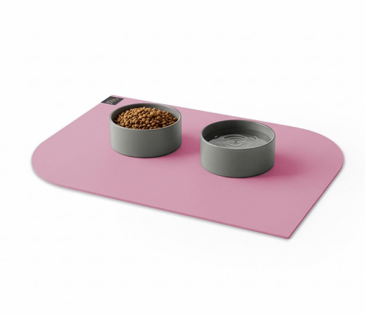 NAPFUNTERLAGE, Öko-Tex, Blattform Rosa 60 x 90 cm - Rosa, Textil (90/60cm) - SANOZOO