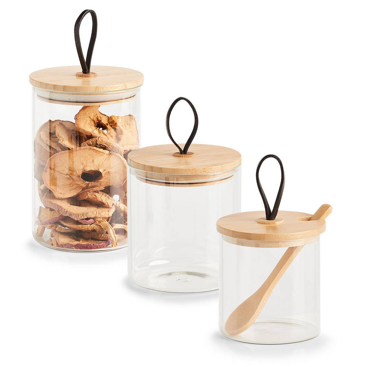 GLASBEHÄLTER 880 ml - Transparent, Glas (11.2/12.8/11.2cm)