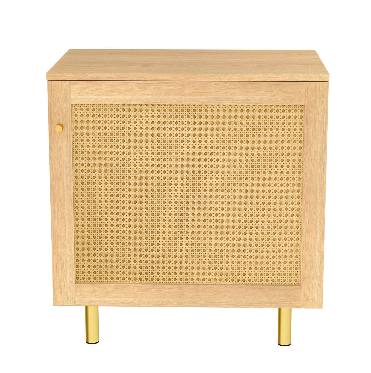 SIDEBOARD 60/63/40 cm Natur aus MDF mit Rattangeflecht - Naturfarben, Holzwerkstoff (40/63/60cm) - OKMYHOME