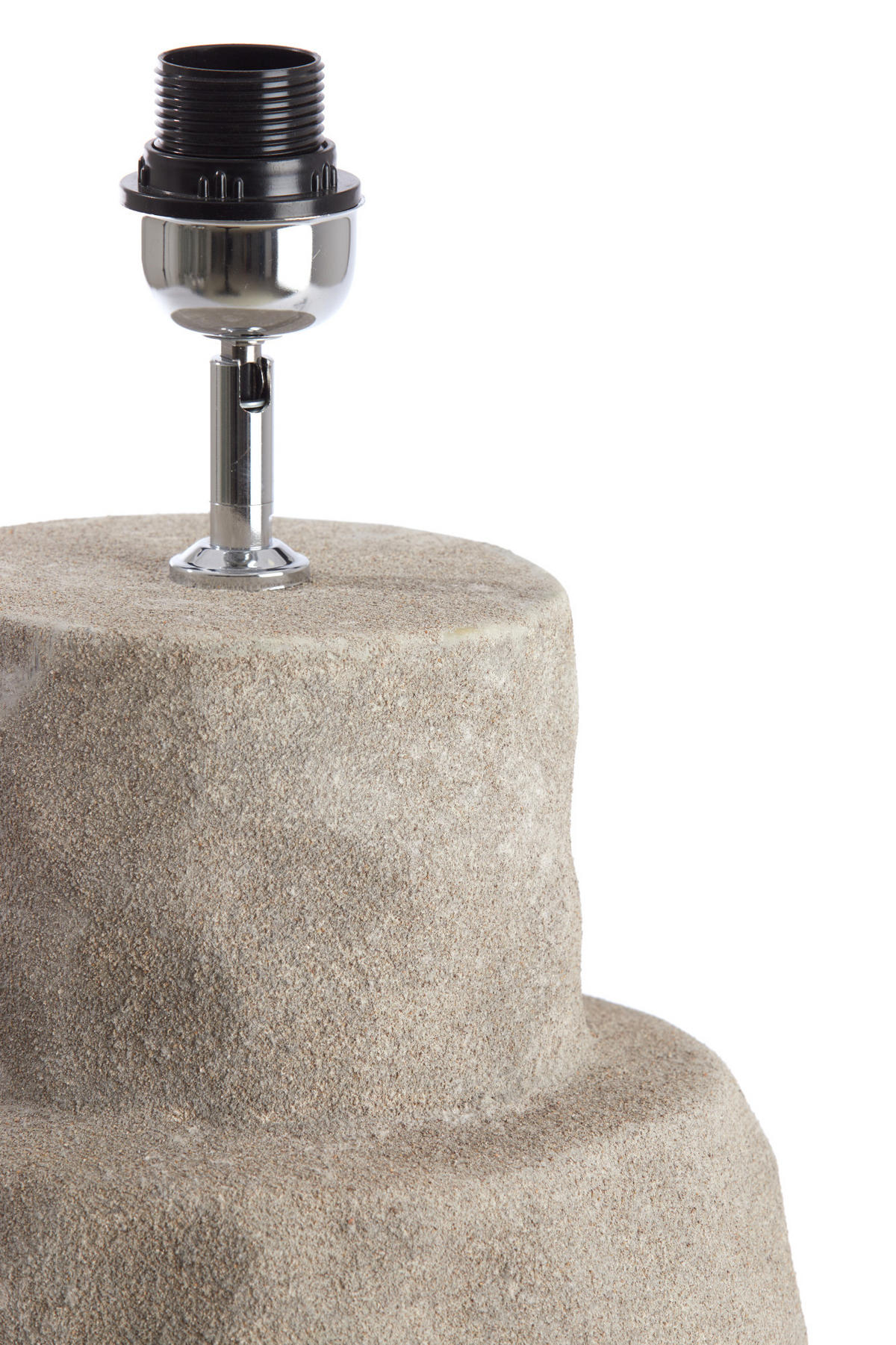 LAMPENFUSS Lezama Grau Ø27,5/48 cm - Grau, Keramik (27.5/27.5/48cm) - Light & Living