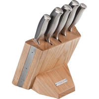 MESSERBLOCK Riyouri Holz 6-teilig - Braun, Metall (20/30/20cm) - Diamant Sabatier