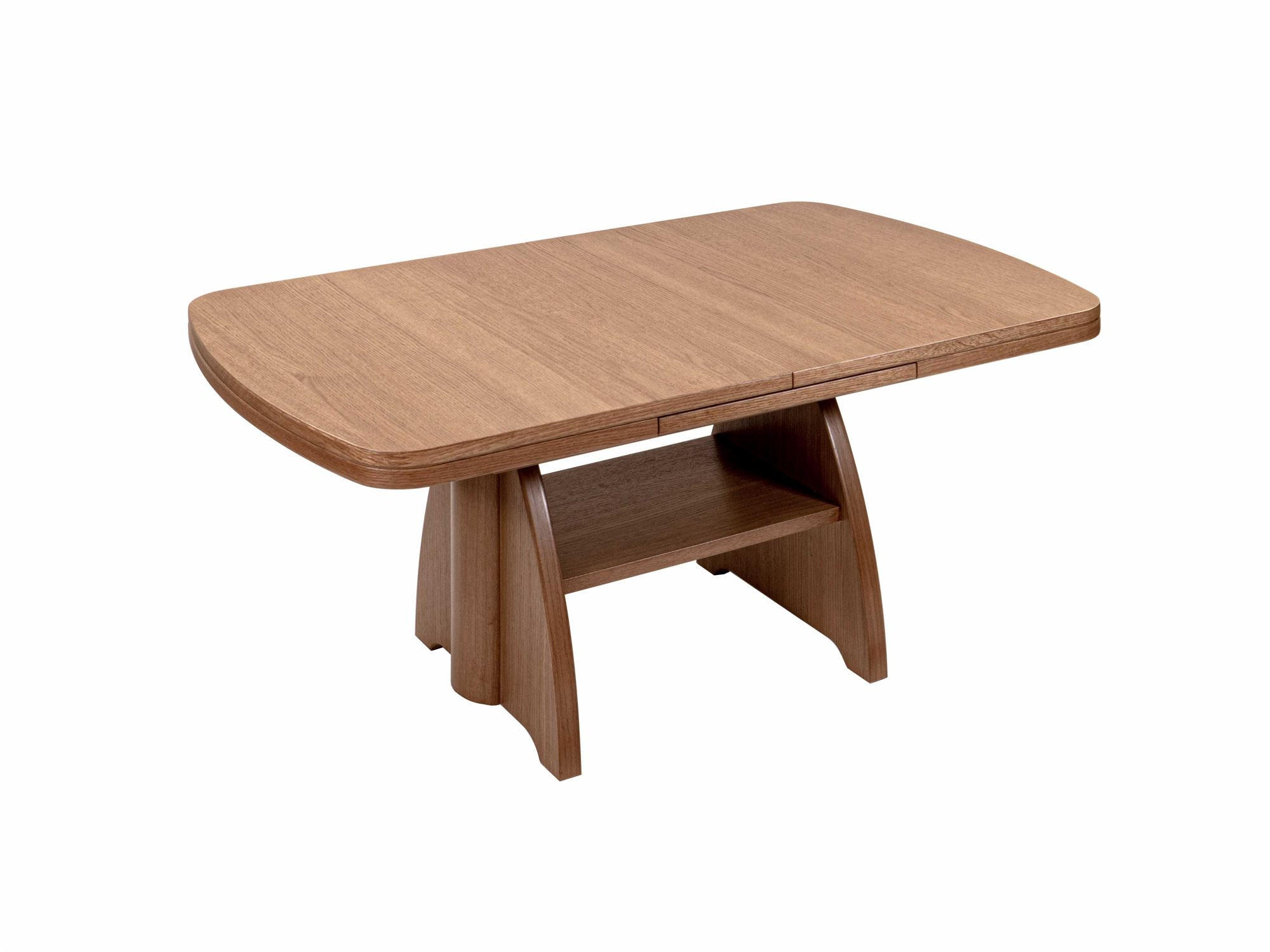 COUCHTISCH höhenverstellbar und ausziehbar Clara 101x56x71 Eiche P43 - Eichefarben, Holz (101/71/71cm) - 58aufmkessel