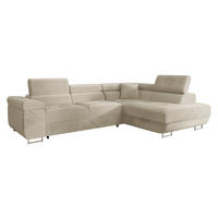 ECKSOFA Torezio, Seite: Rechts - Beige, Holz/Textil (274/203cm) - MIRJAN24