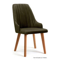 ESSZIMMERSTUHL (4er-Set) Daryl 52x91x60 Eiche geölt/Khaki - Dunkelgrün/Eichefarben, Kunststoff (60/91/52cm) - 58aufmkessel
