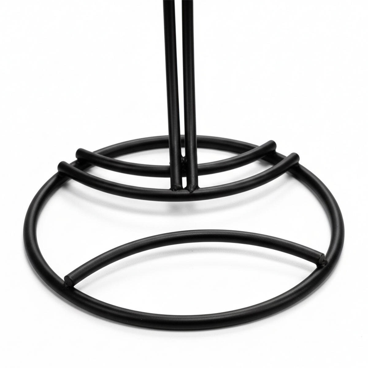 BANANENHALTER - Schwarz, Metall (15/33.5/15cm) - Relaxdays