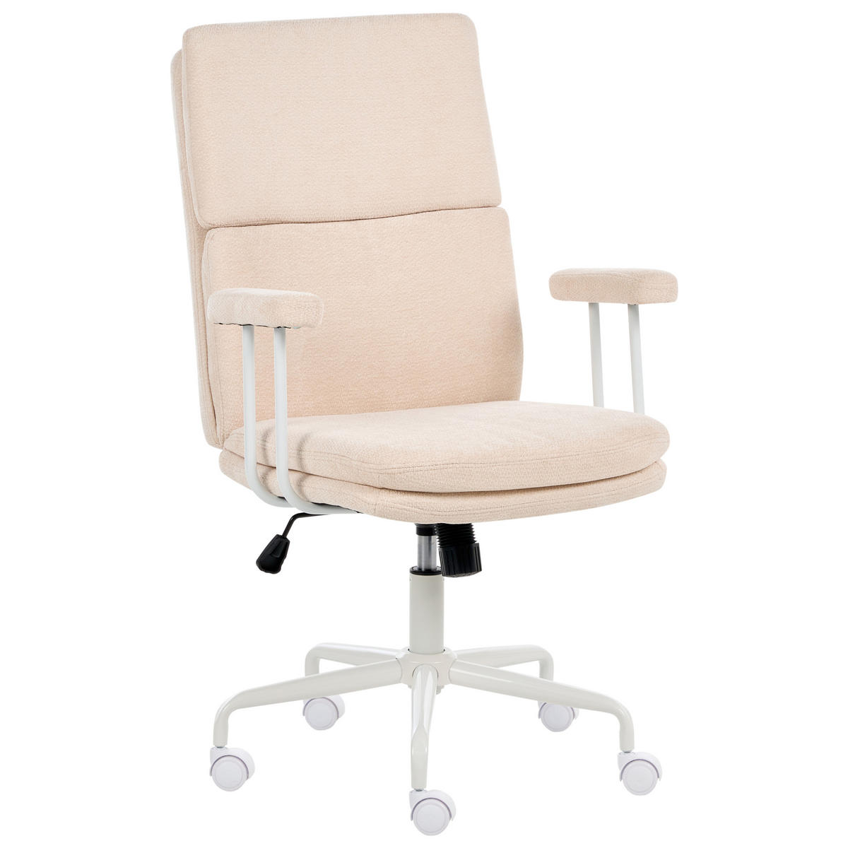 KANCELÁŘSKÁ ŽIDLE Látka Světle béžová Vero - béžová, textil (62/100/65cm) - Beliani