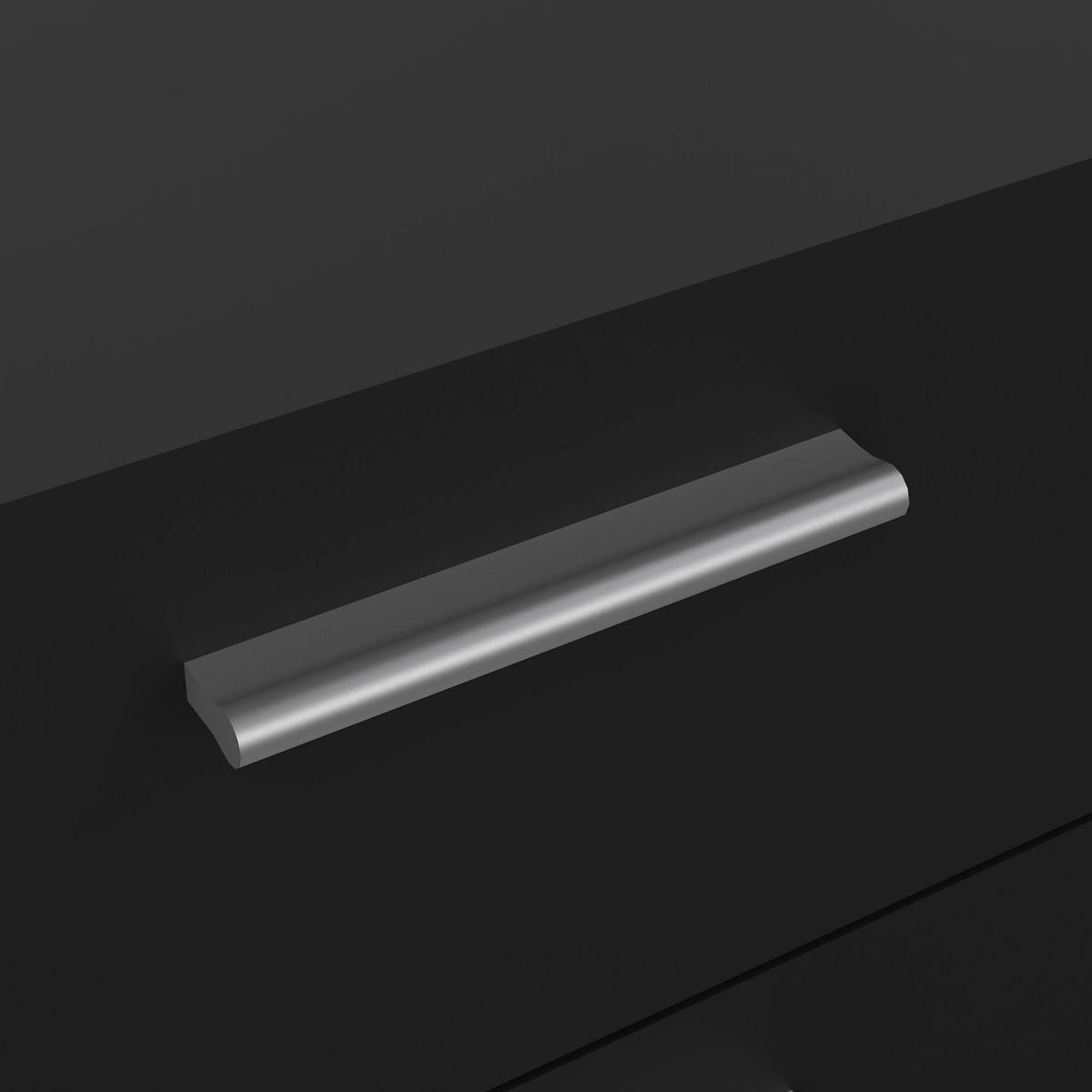 KOMMODE Schwarz 40.25/70/82 cm - Schwarz, Holzwerkstoff (70/82/40.25cm) - DMORA