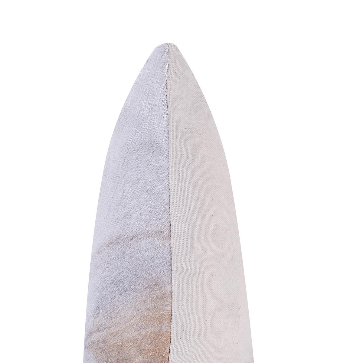 DEKOKISSEN 2er-Set Dunkelgrau 45/45 cm Nellad - Dunkelgrau, Leder (45/45cm) - Beliani