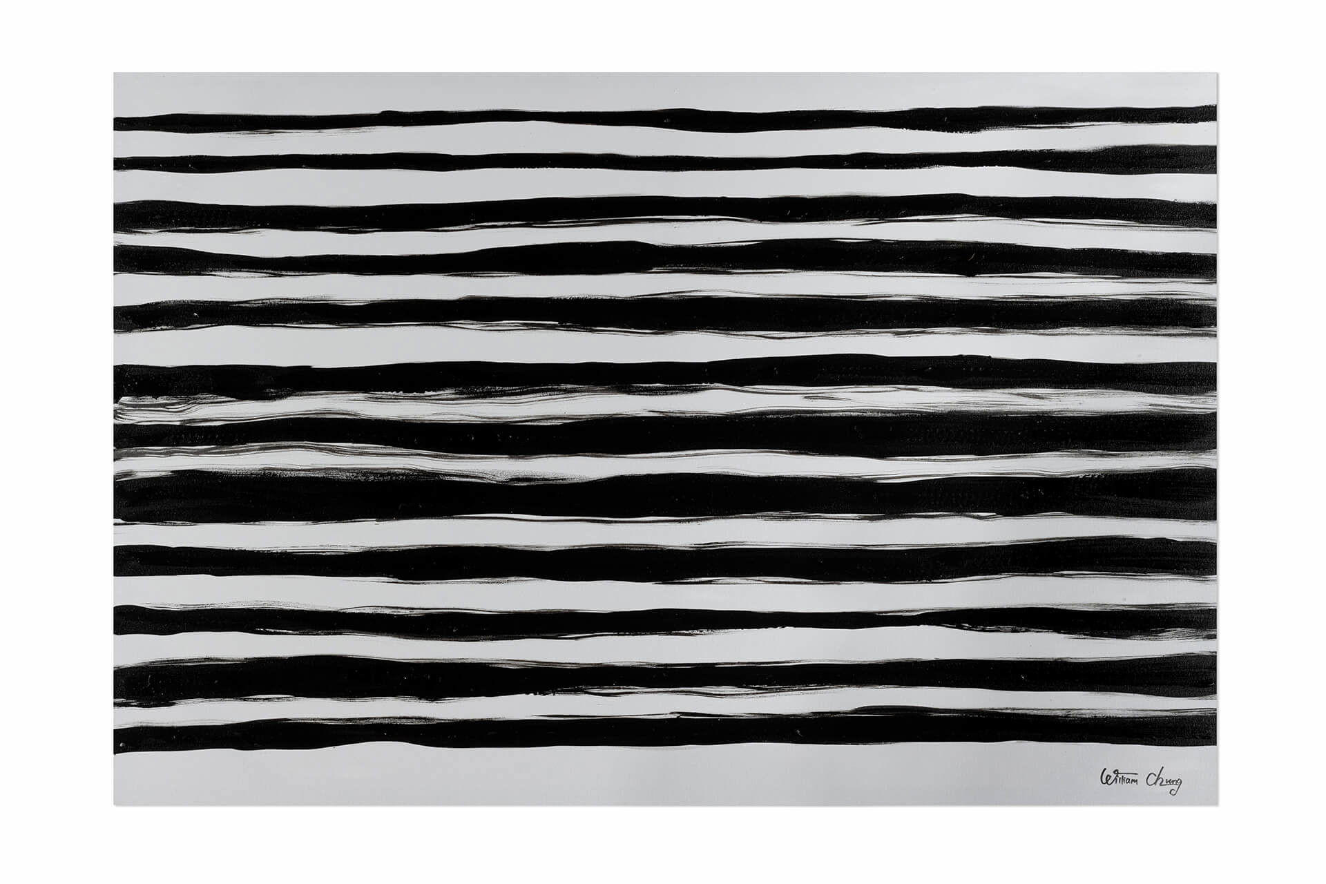 ACRYLBILD HANDGEMALT 120/80 cm - Schwarz, Holz/Textil (2.5/80cm) - KUNSTLOFT