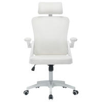 BÜROSTUHL Weiß 58/65/108 cm - Weiß, Metall (58/108/65cm) - PANGIVO