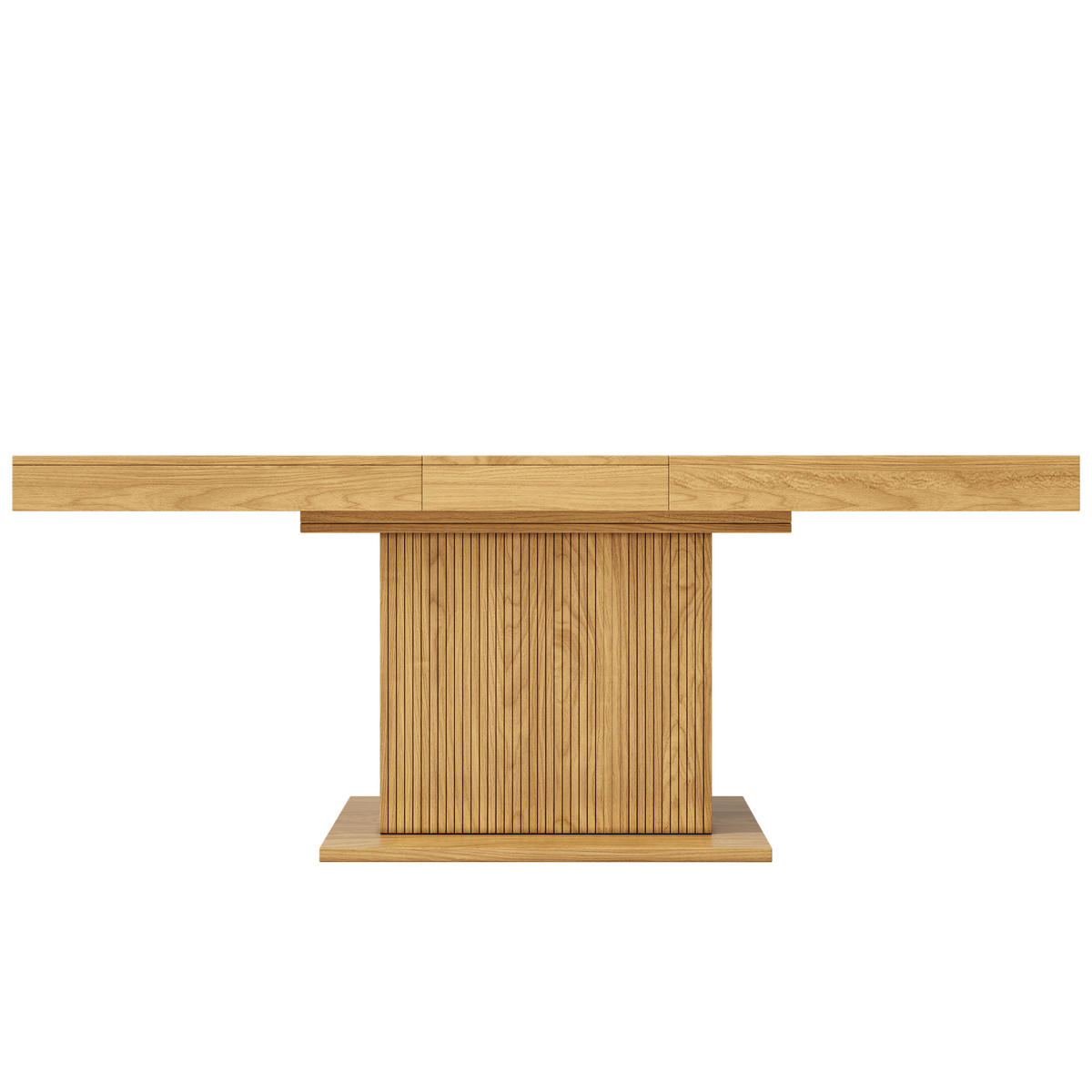 ESSTISCH ausziehbar 140-180/90/75,2 cm mit Stauraum DE-39641 Eiche hell - Naturfarben, Holzwerkstoff (90/140/75.2cm) - ComfortXL