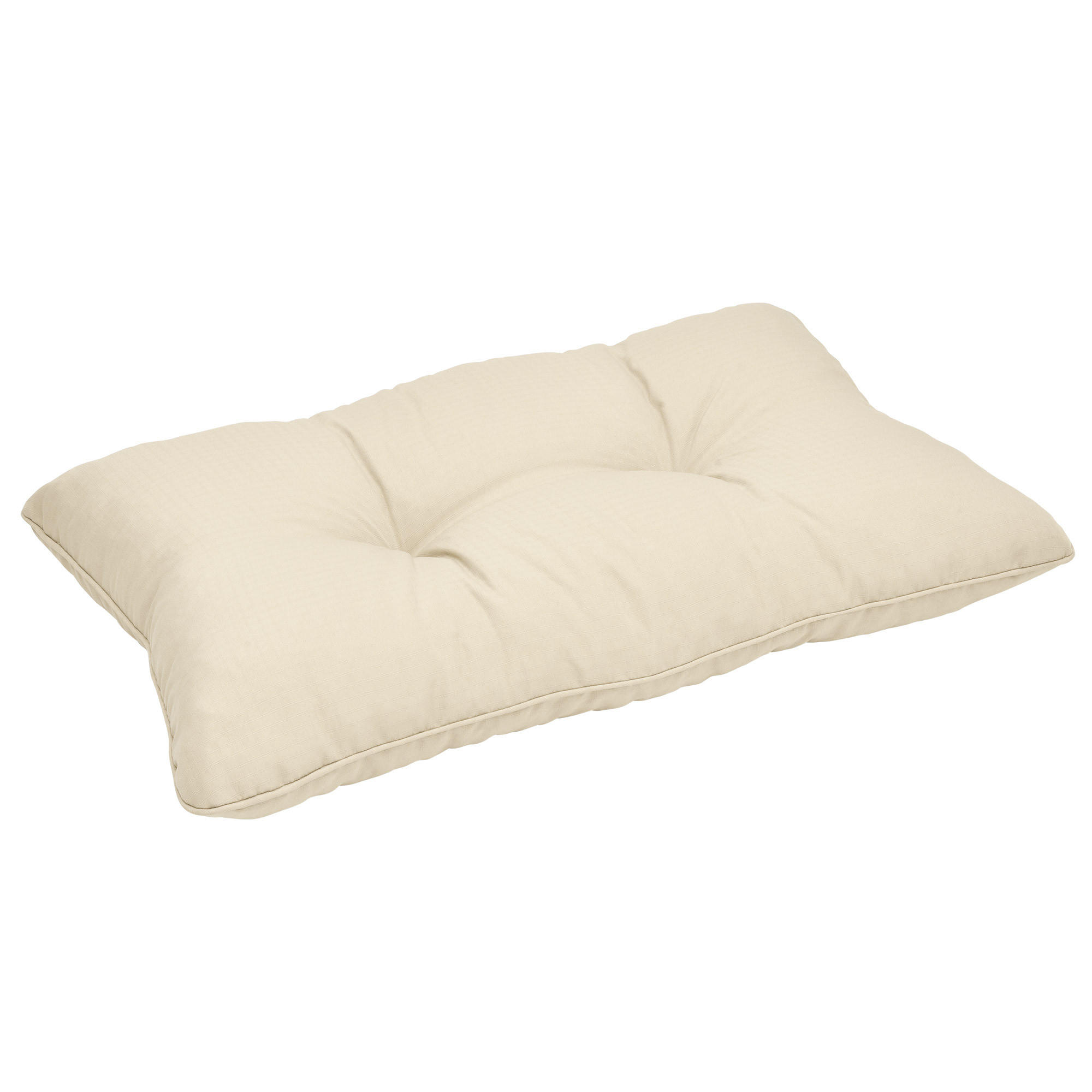 LOUNGEKISSEN Xluna Rücken 50/40/12 cm Natur - Naturfarben, Textil (50/40/12cm) - Beautissu 