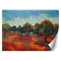 FOTOTAPETE, Olivenbäume - V. van Gogh - Multicolor, Papier (300/210cm) - Feeby