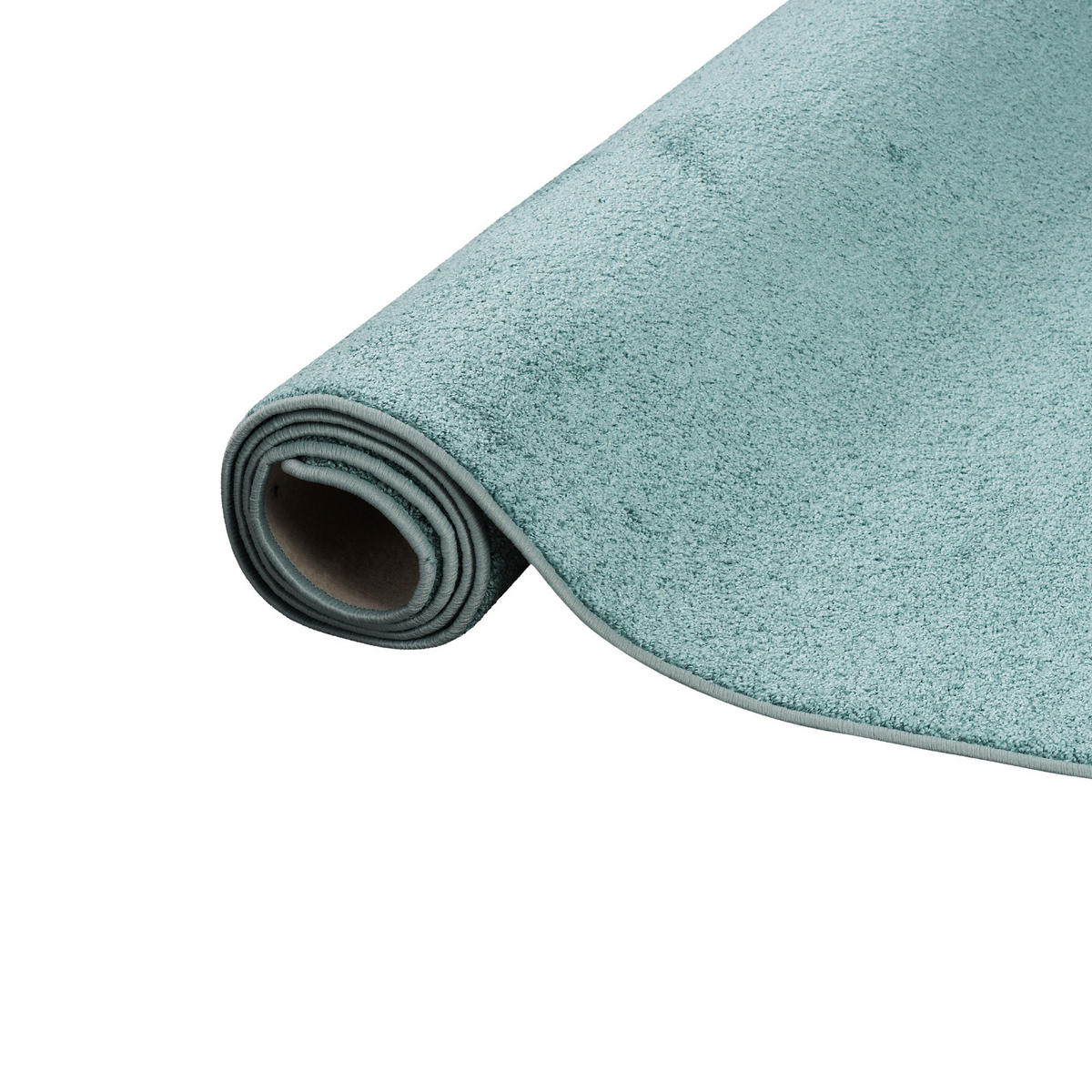 HOCHFLOR VELOURS TEPPICH LUNA - Mintgrün, Textil (200/200cm) - Snapstyle