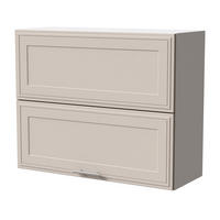 KLAPPHÄNGESCHRANK Salo W8B/90-AV Weiß / Kaschmir Matt 90 / 32,5 / 72cm - Kaschmir/Weiß, Holz/Holzwerkstoff (90/72/32.5cm) - Feldmann-Wohnen
