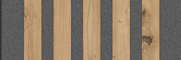 Serie Lamella - antracit a dub