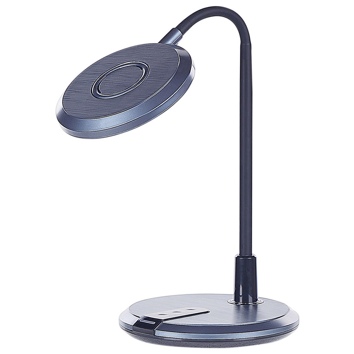 SCHREIBTISCHLAMPE Columba 19/19/43 cm - Schwarz, Kunststoff (19/19/43cm) - Beliani