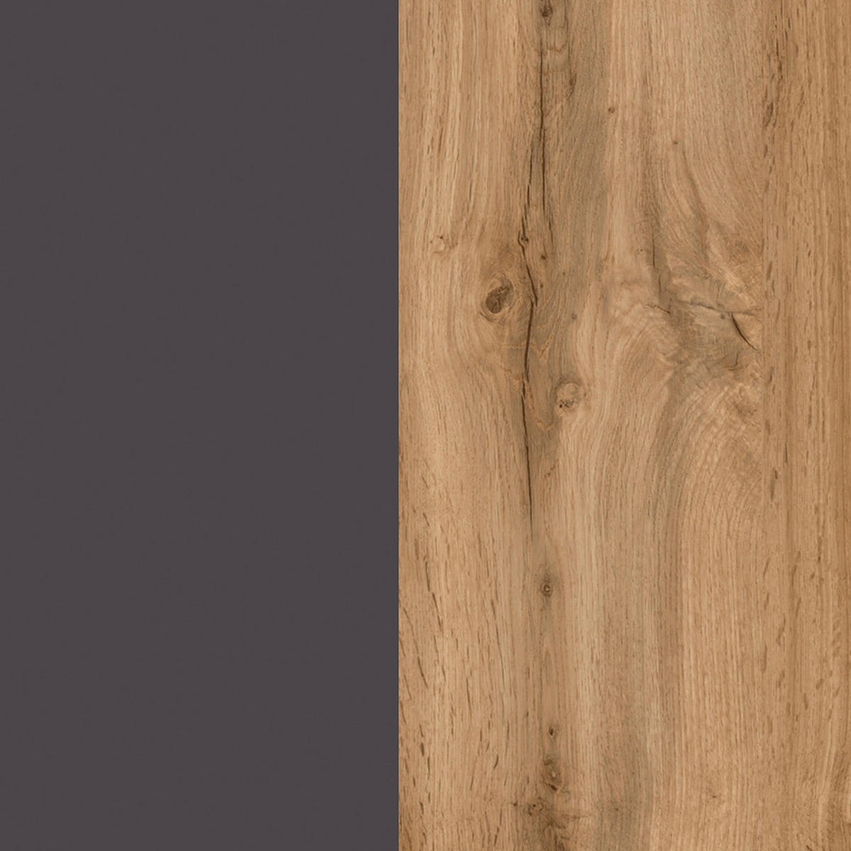 WASCHTISCH Vasto-03 - Braun/Grau, Holzwerkstoff (80/56/47cm) - Lomado