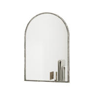 BOGEN Spiegel 91cmx61cmx2.5cm Silber-Wandspiegel für Badezimmer,Schminkbereich oder Wanddeko - Silberfarben, Glas (2.5/91/61cm) - Modfu